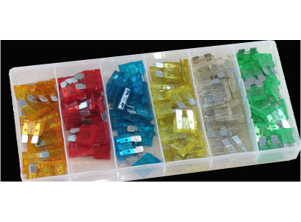 CAL Flatstift sikringer Assortert - 120 deler 